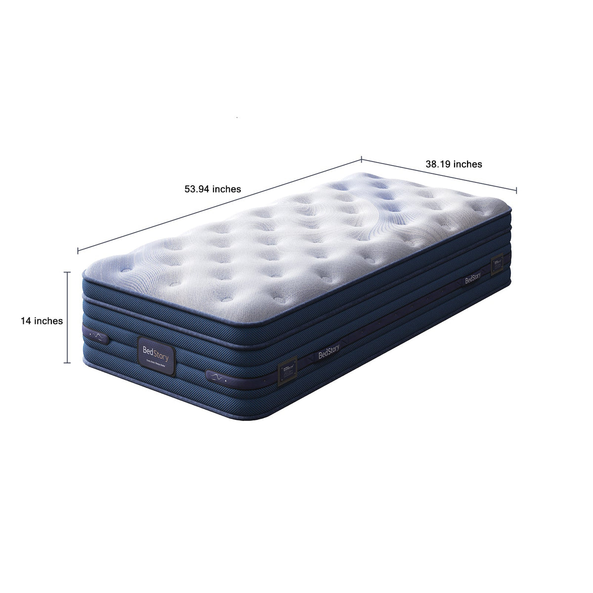 Bedstory Spine Align Pro 14" Twin Firm Mattress