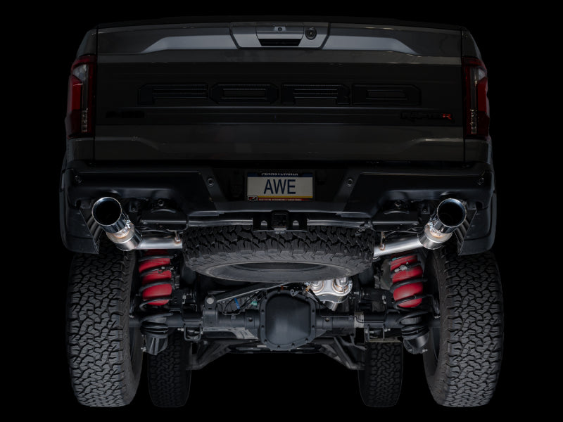 AWE Tuning AWE Gen 3 Raptor R SwitchPath Exhaust  - Chrome Silver Tips 3025-32852