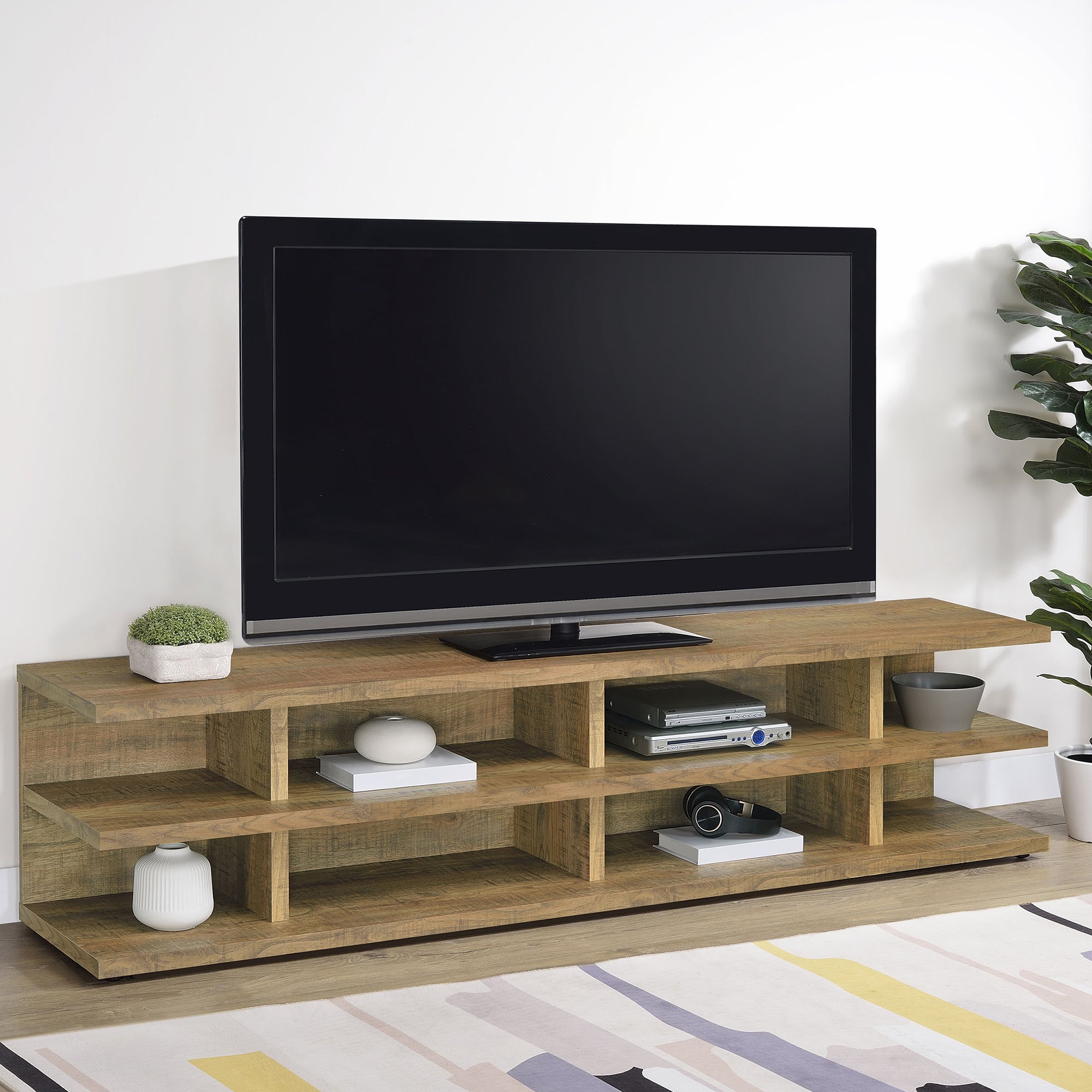 Starnes Mango 78-Inch 2-Tier TV Stand
