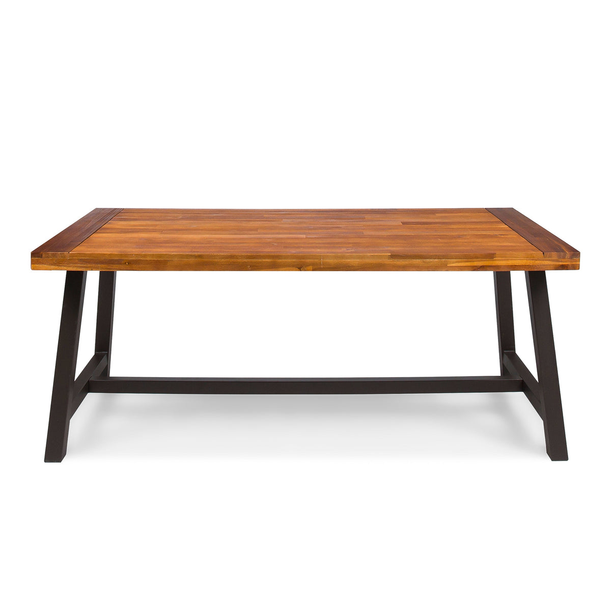 Carlie Outdoor Sandblast Finished Dining Table