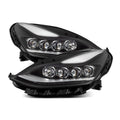 AlphaRex 17-22 Tesla Model 3/20-23 Model Y NOVA-Series LED Proj Headlights Blk w/Actv Lgt & Seq.Sig 880860 *Discontinued