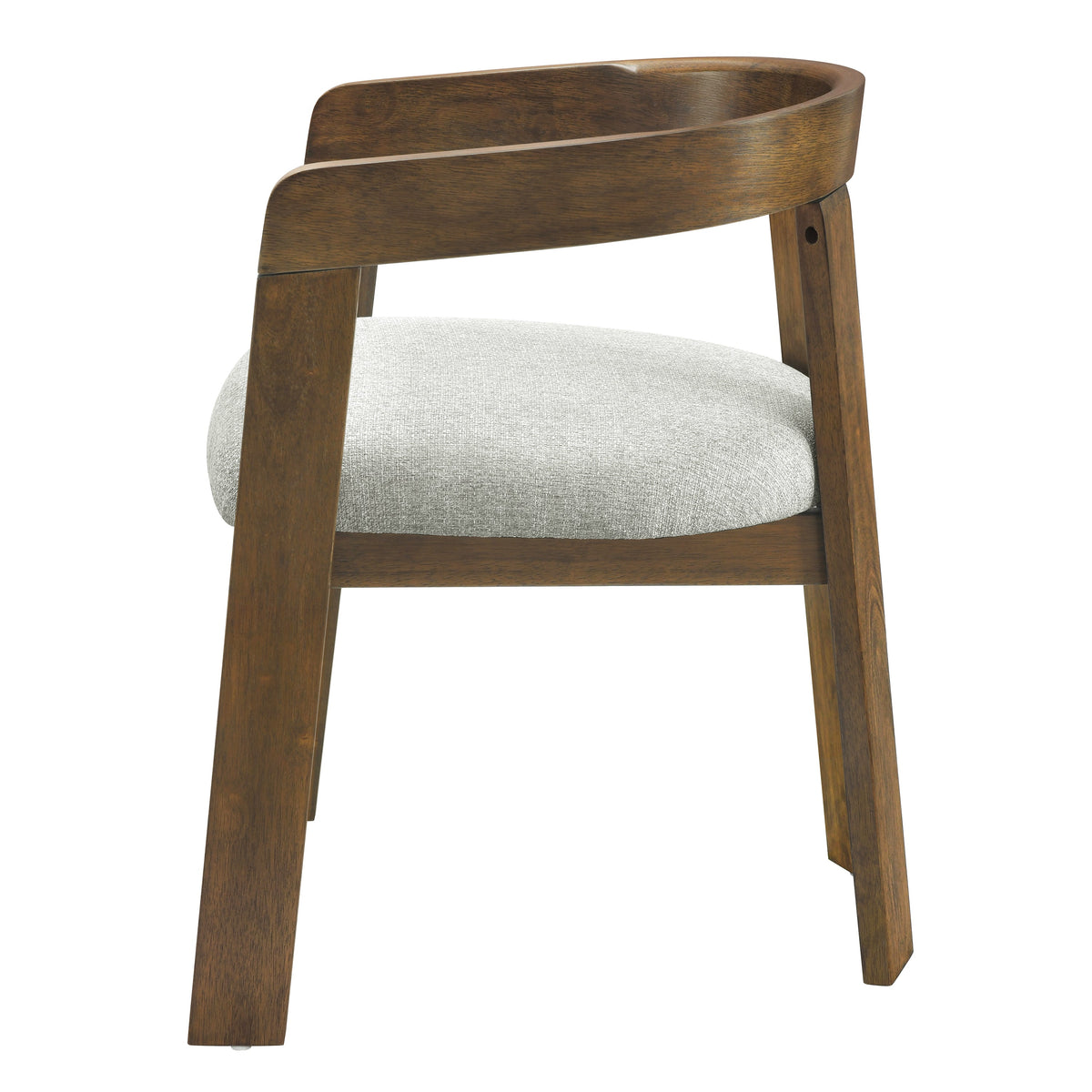 Modern Barrel Dining Chairs Set of 2