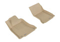 3D MAXpider 2017-2019 Infiniti QX30 Kagu 1st Row Floormat - Tan L1IN02511502