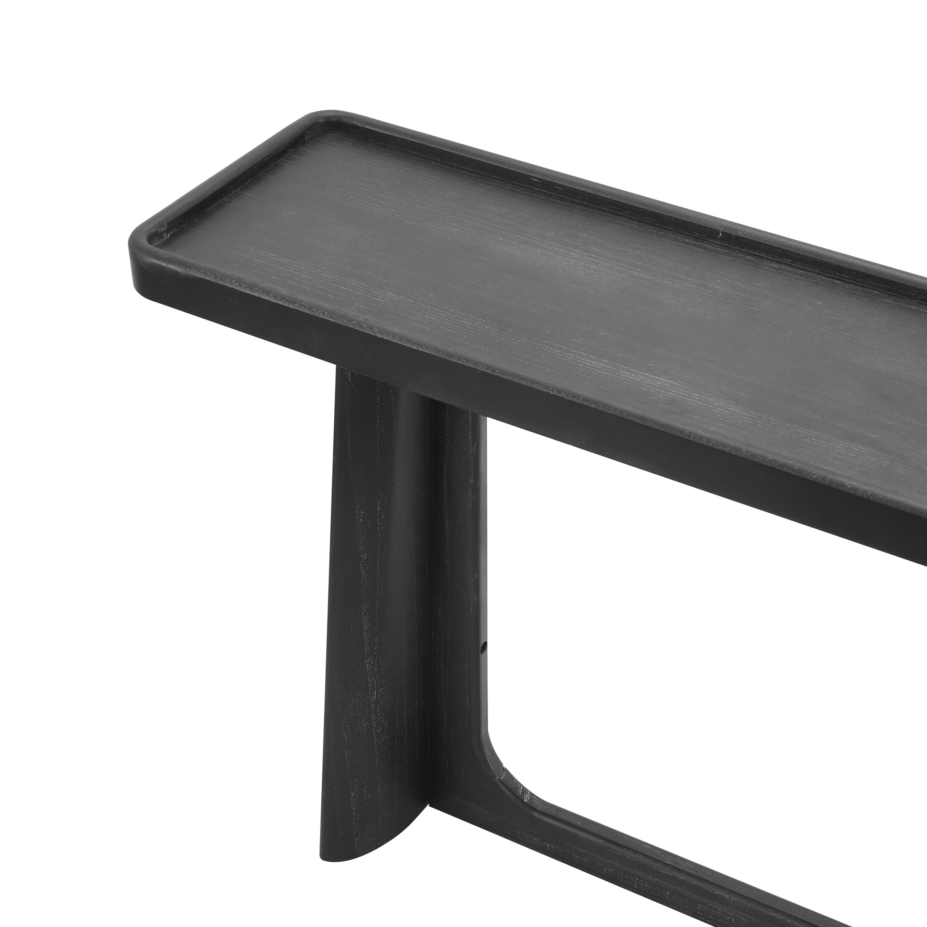 Farmhouse Console Table with Tray Top Design