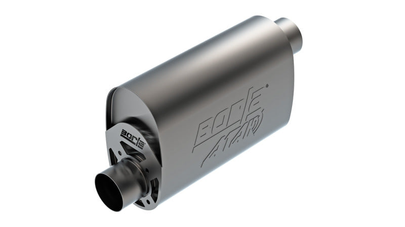 Borla CrateMuffler LS3 3in Offset In/Offset Out 14in x 4.35in x 9.10in Oval Muffler ATAK 400960