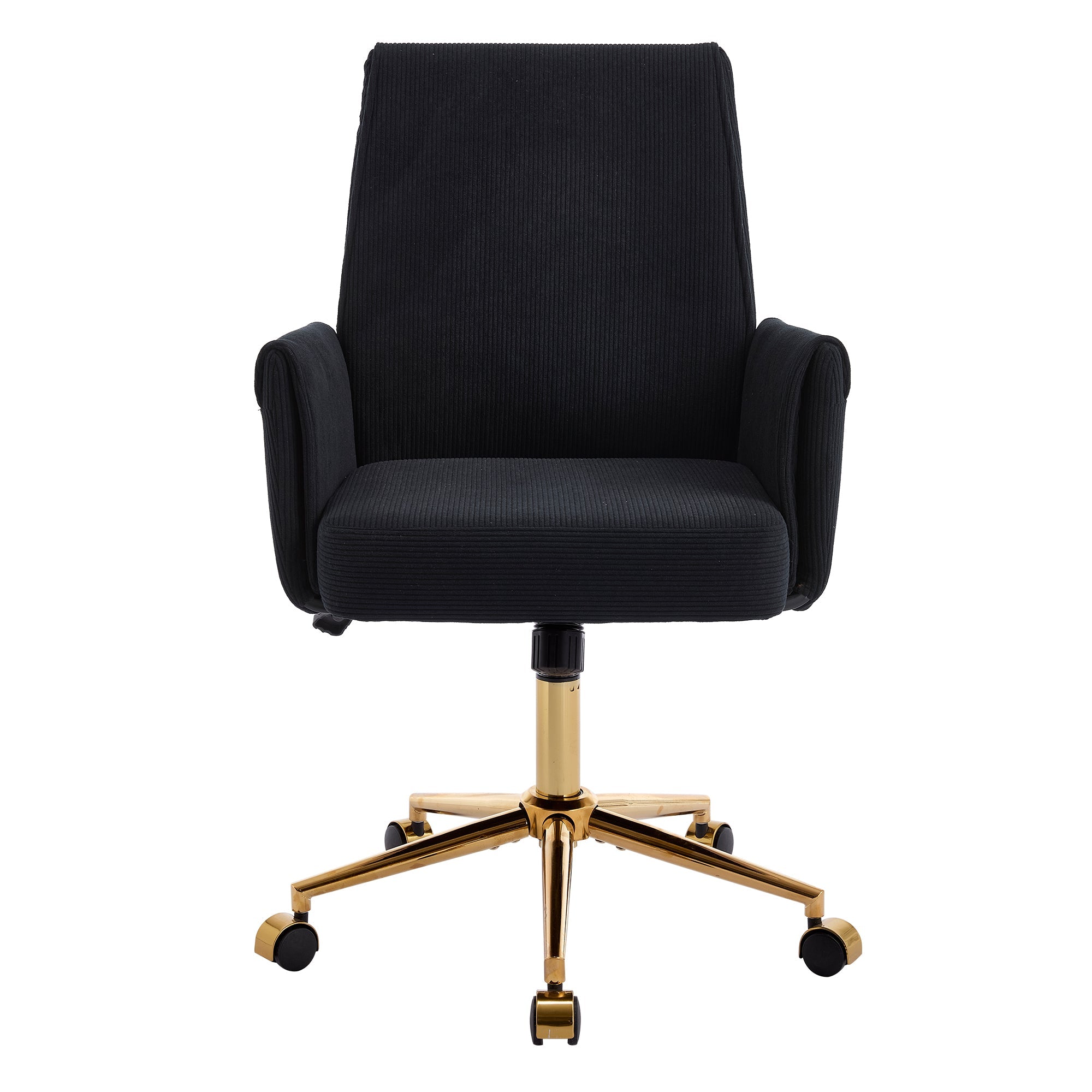 Mid-Back Liftable Office Chair in Black