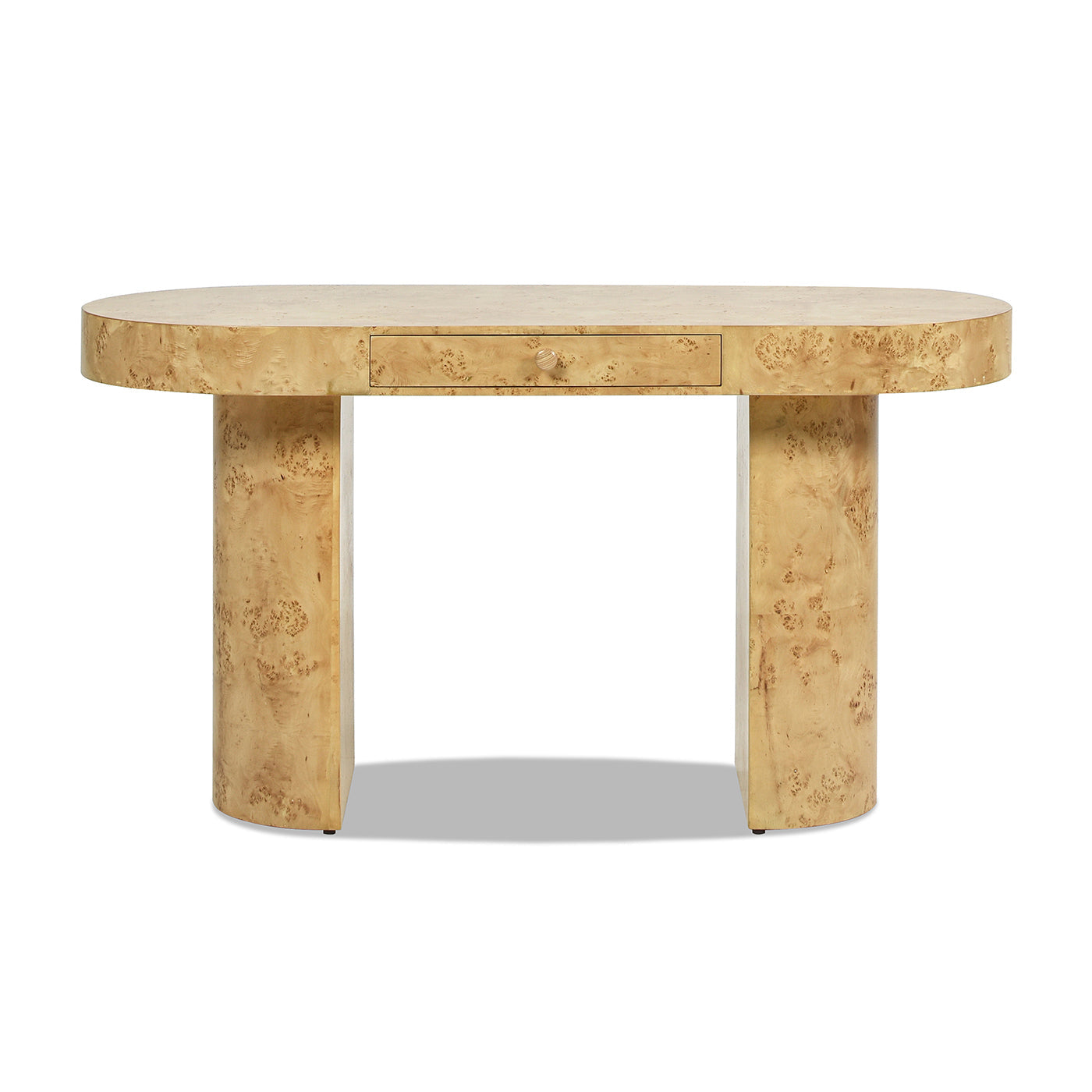 Jesse 55.5" Single Drawer Oval Computer Desk