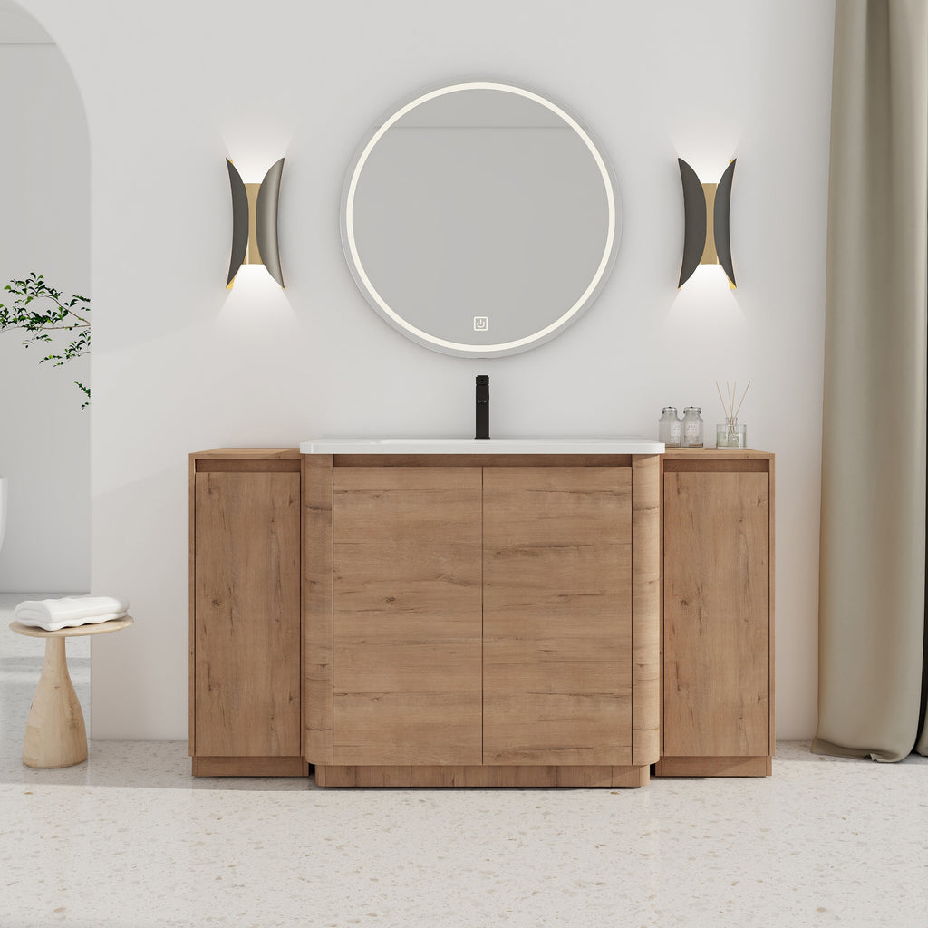 60'' Freestanding Bathroom Vanity With Storage