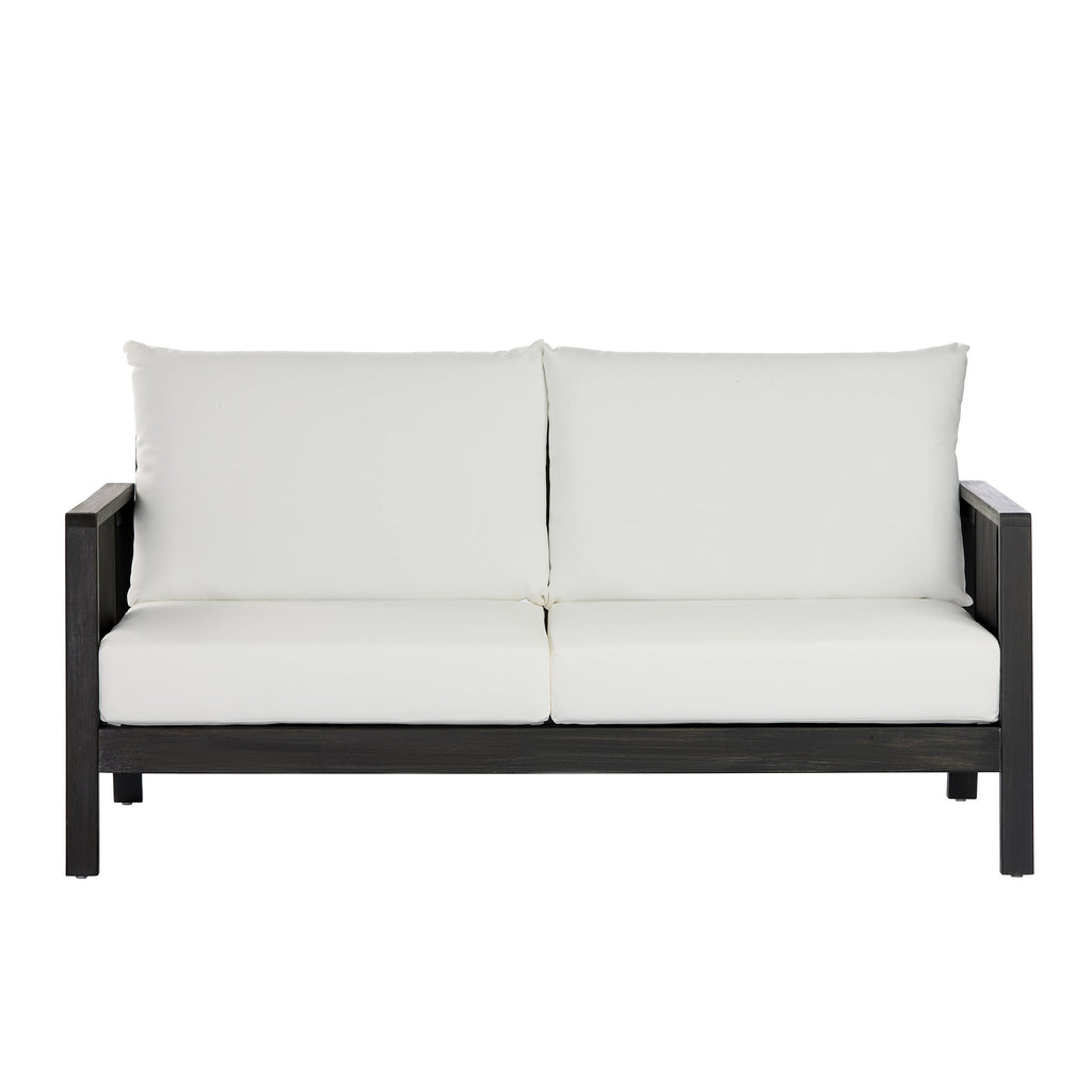 4-Pieces Outdoor Sofa Set with Cushions
