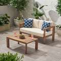 Genser Loveseat & Coffee Table