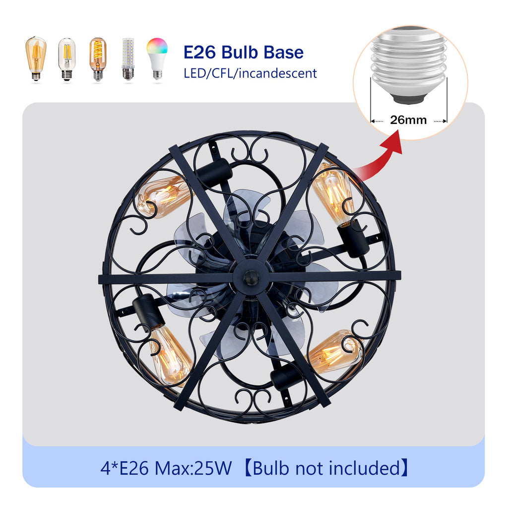 20" Mounting Type Ceiling Fan