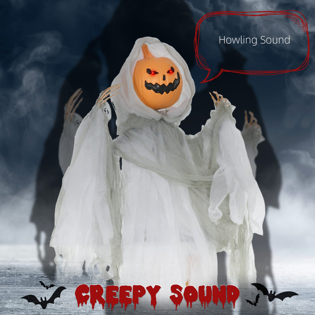 Outdoor Halloween Hanging Pumpkin Ghost