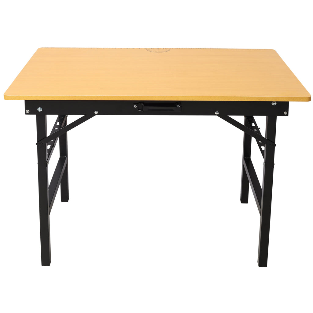 Portable Folding Work Table with Measuring Tape and Angle Finder