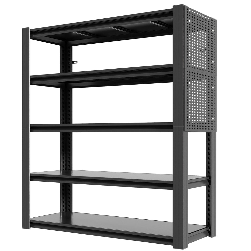 72" Heavy-Duty 5-Tier Adjustable Shelving Unit