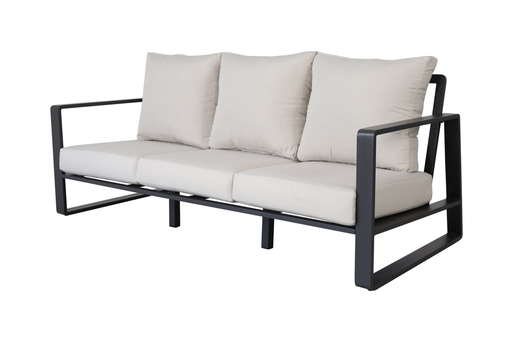 Three-Person Sofa + Rectangular Coffee Table
