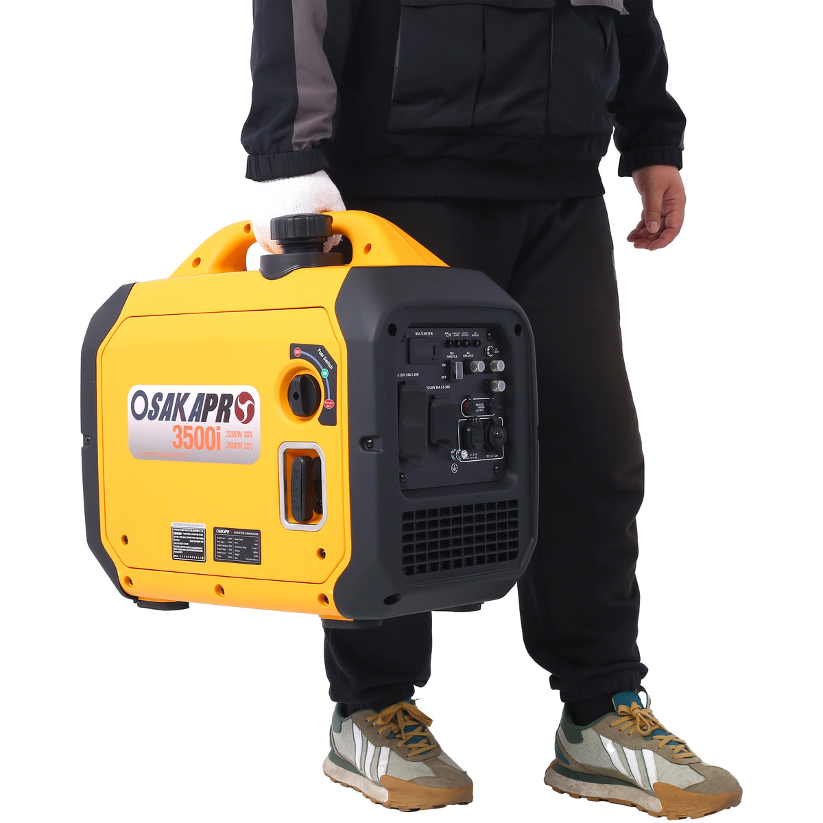 3500 Watt Portable Inverter Generator Gas Powered
