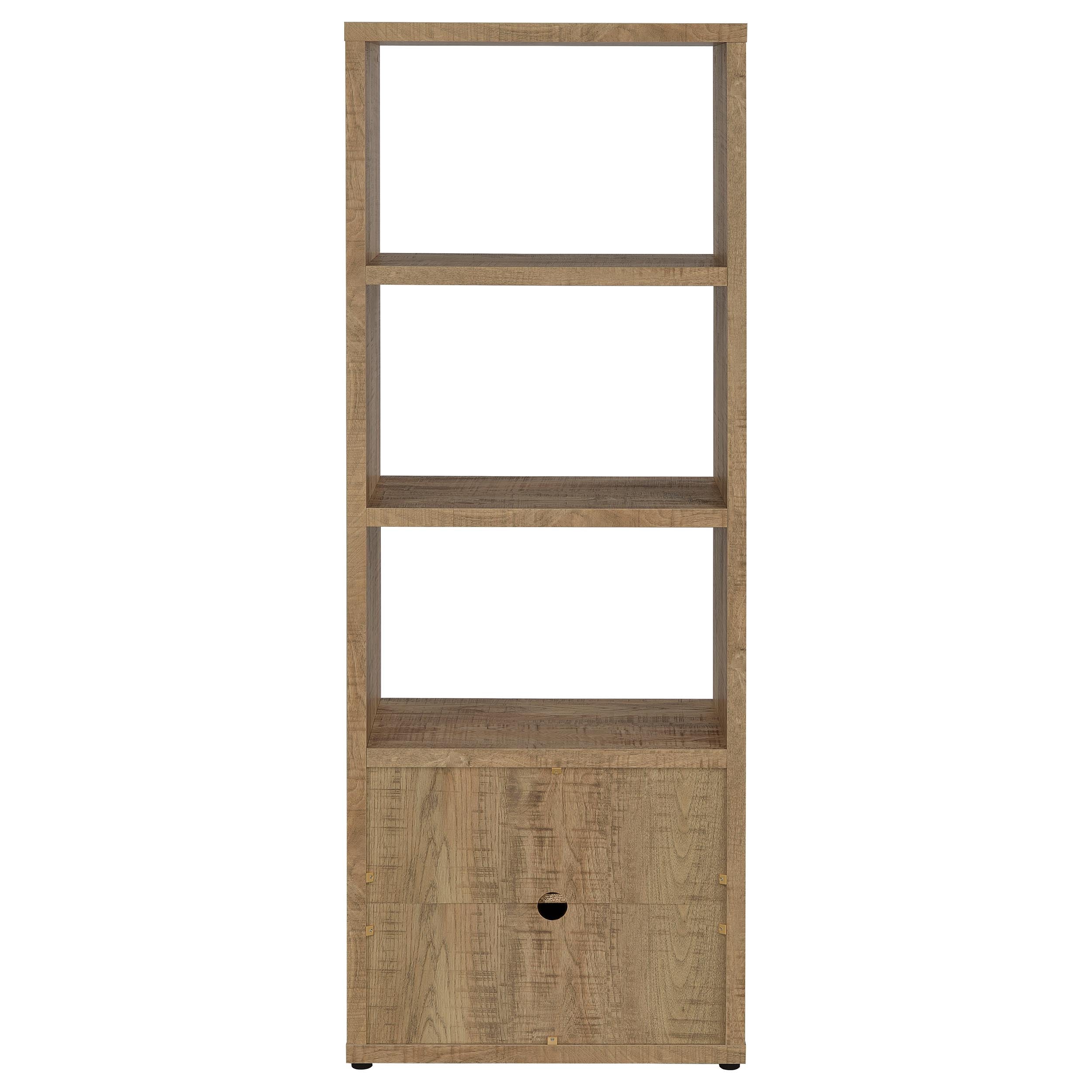 Noriega Mango 3-Shelf Engineered Wood Media Tower