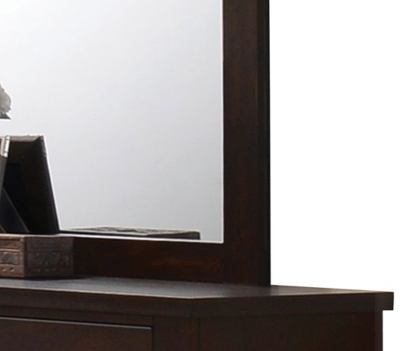 Panang Mahogany Finish Mirror