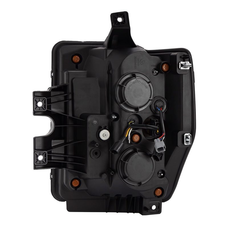 AlphaRex 08-10 Ford F250-550 NOVA-Series LED Projector Headlights Black w/Activ Light/Seq Signal 880310 *Discontinued