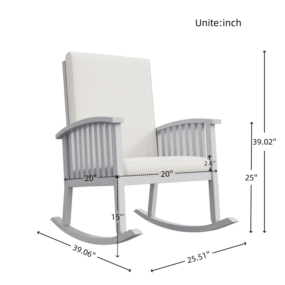 Casa Acacia Rocking Chair