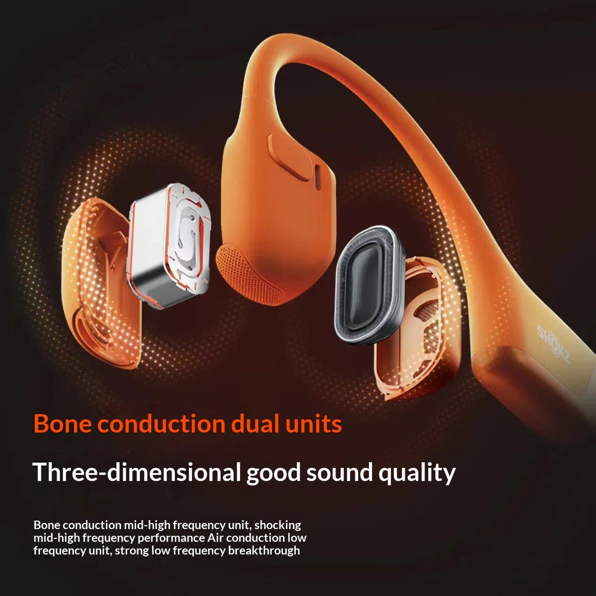 Wireless Sports Bone-conduction Bluetooth Headphones