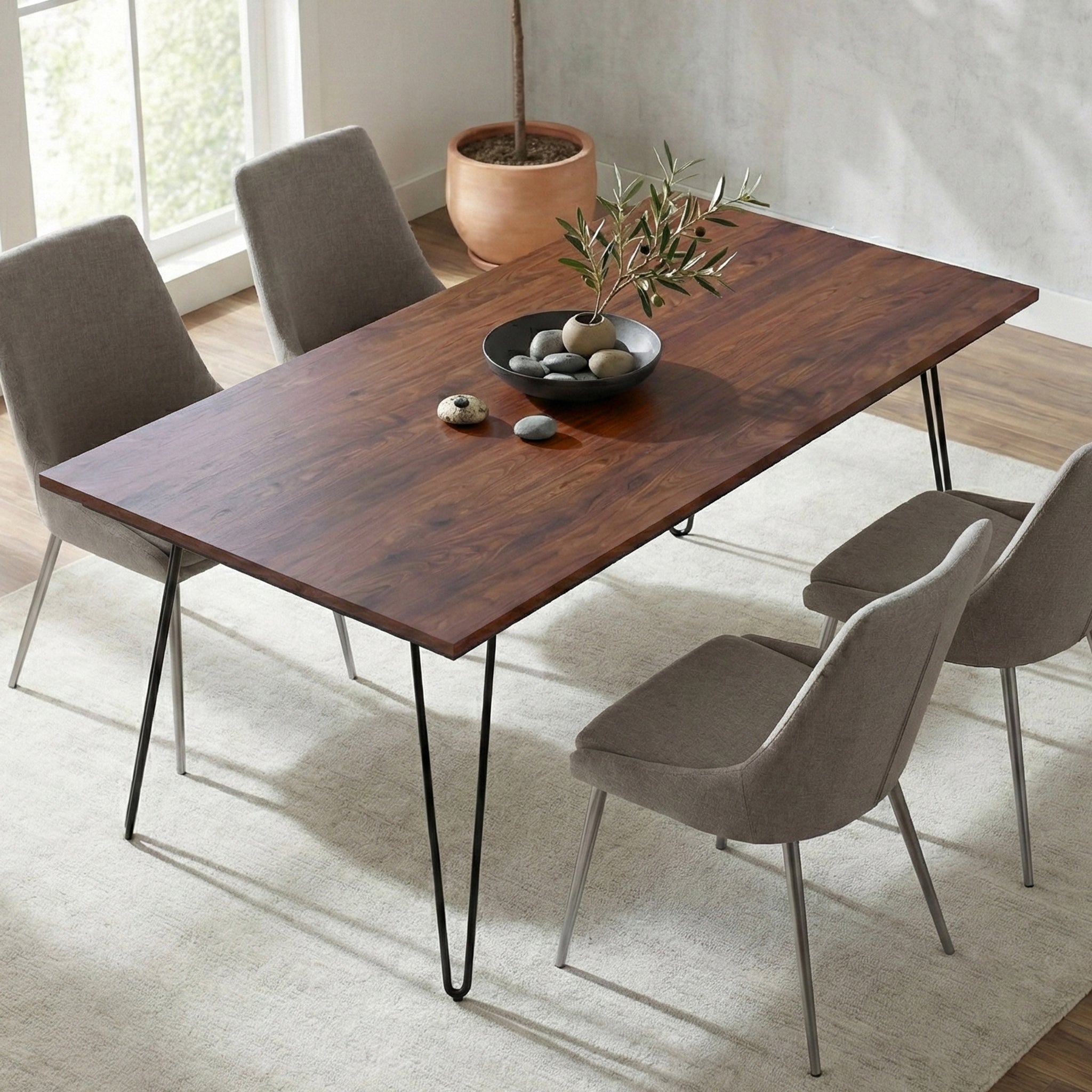 Hunter Dining Table in Umber