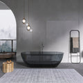 68.9 Inch Translucent Freestanding Bathtub