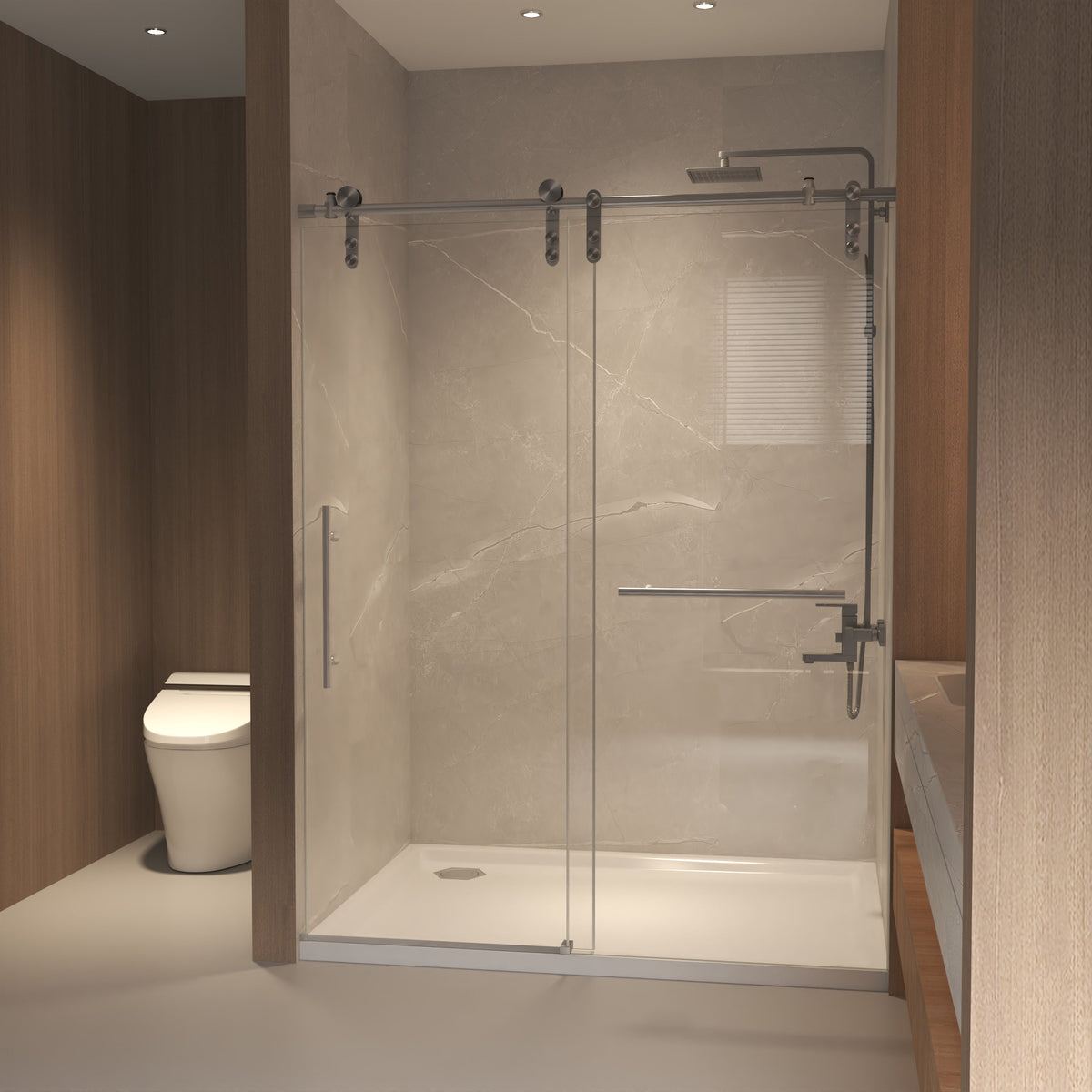 Frameless Sliding Shower Door