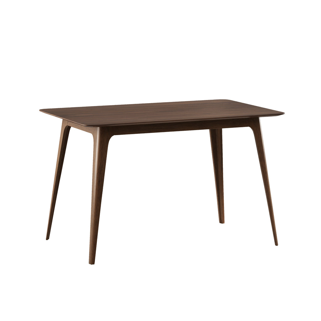 Mid-Century Modern Rubberwood Dining Table