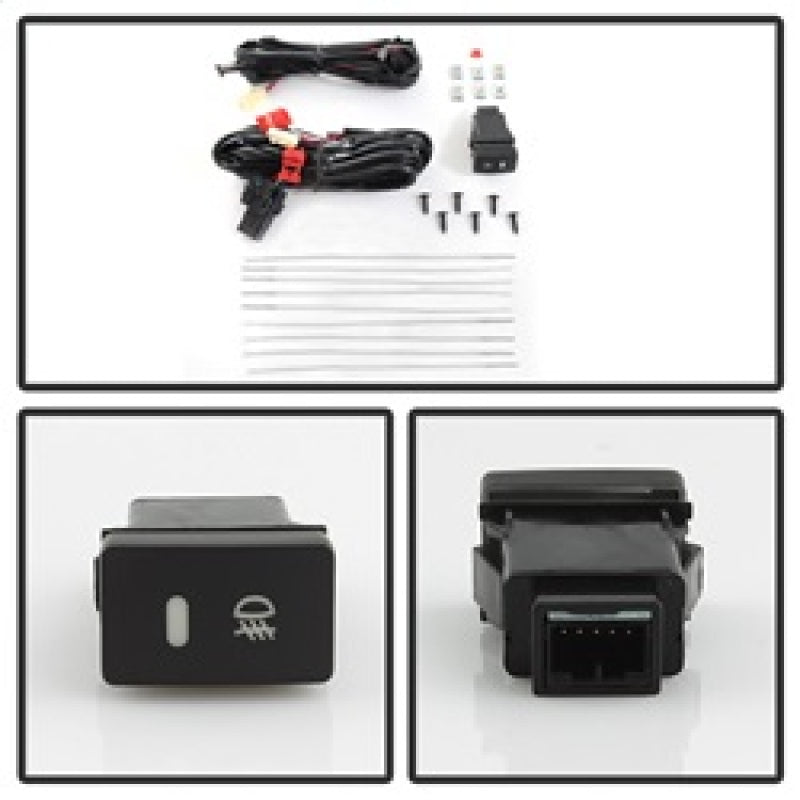 Spyder 17-18 Honda CRV OEM Fog Lights w/Switch & Cover - Clear (FL-HCRV2017-T-C) 5084903