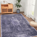 Maval Anthracite Washable Rug 9x12 Area Rug