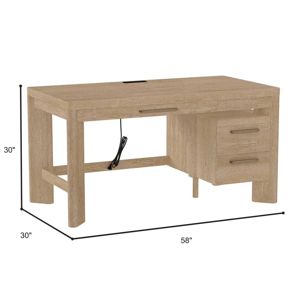Tan Desk