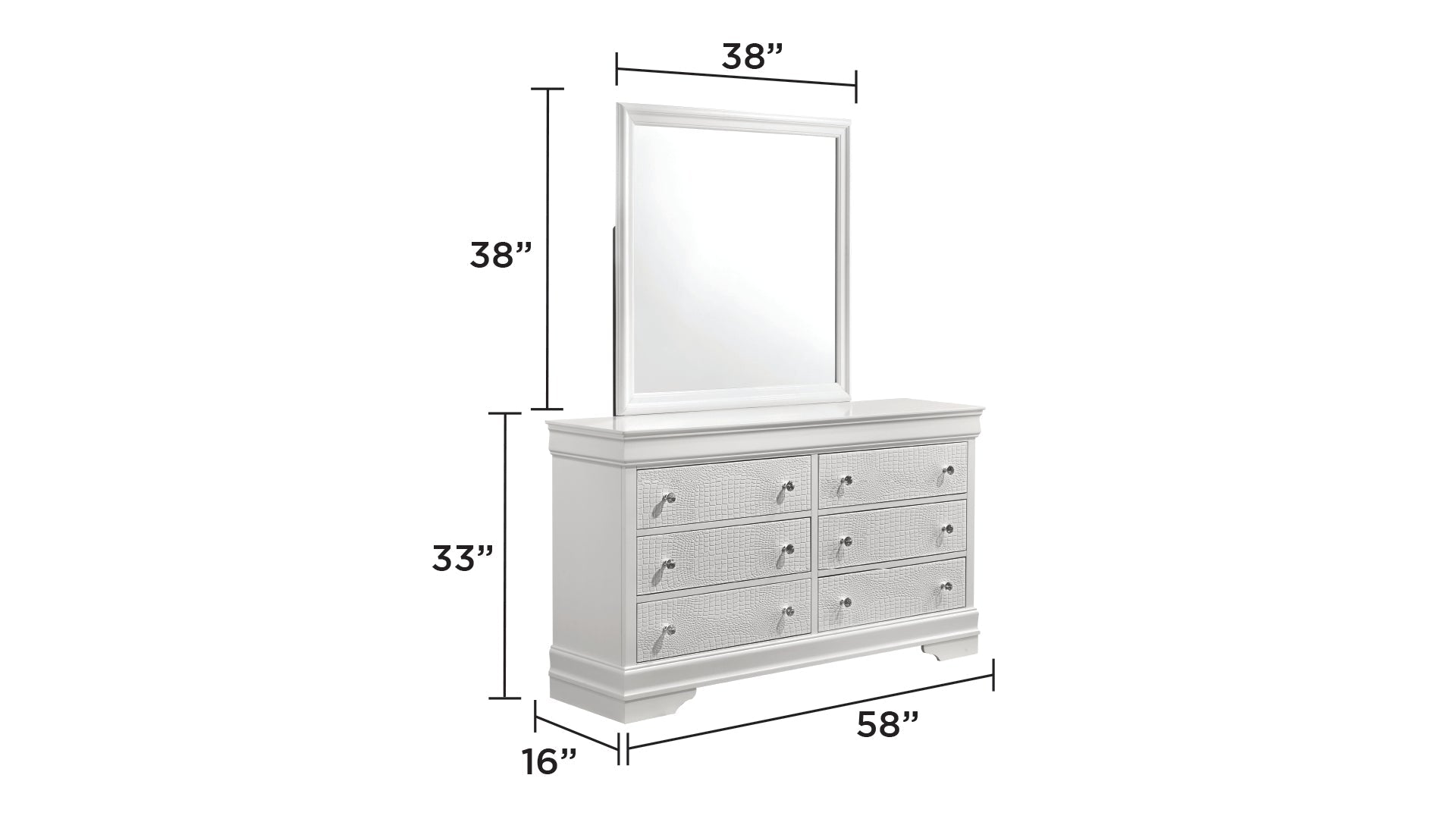 Blaze Modern Style Mirror