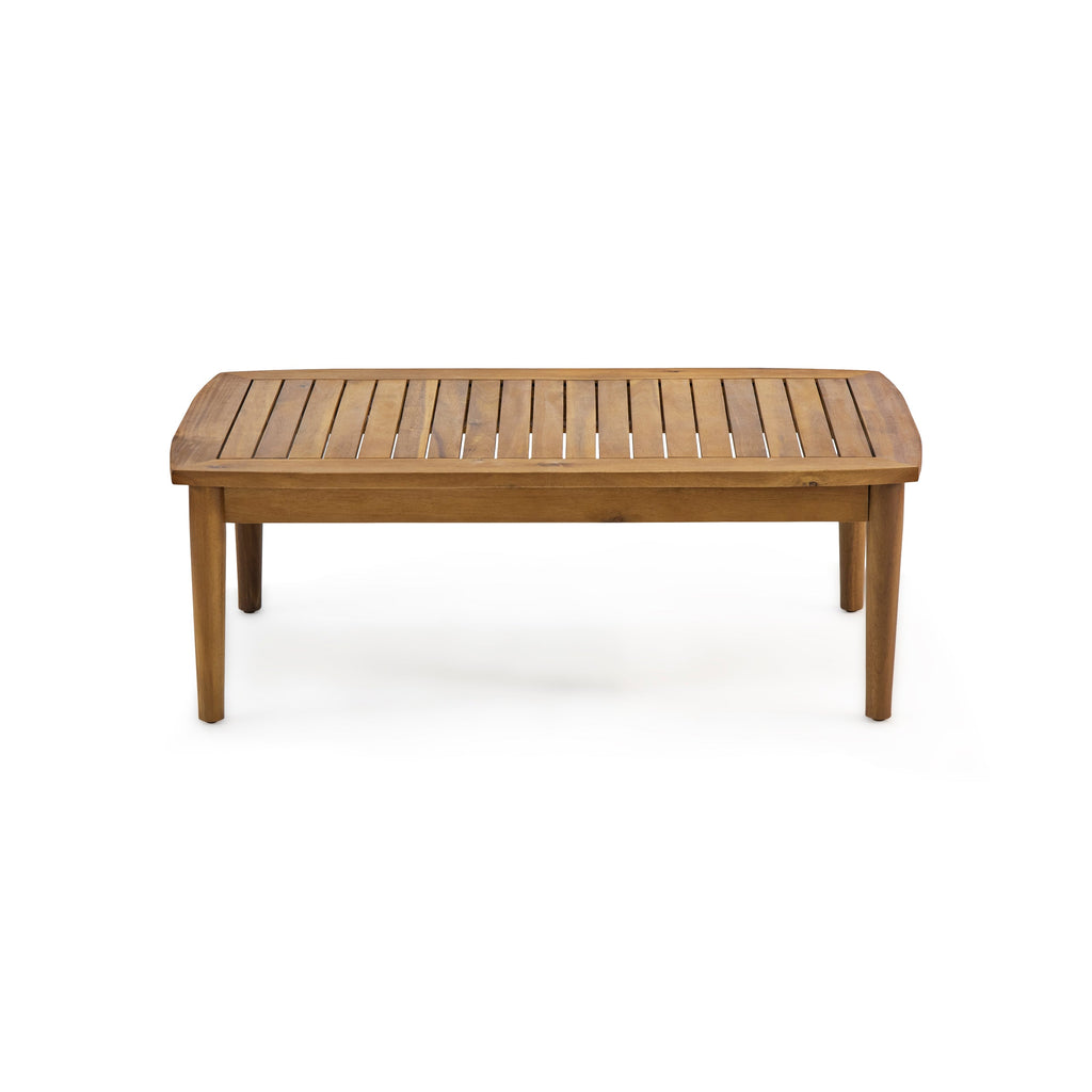Patio Loveseat and Coffee Table Set with Cushions