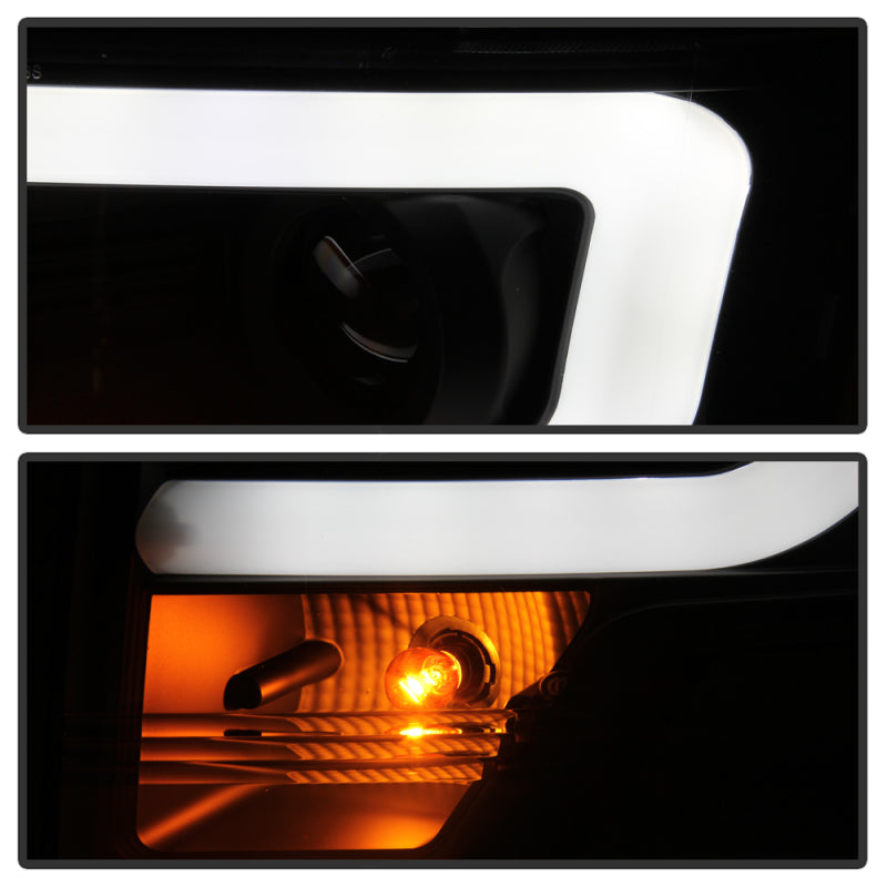 Spyder Ford F150 13-14 Xenon Model Only Light Bar Projector Headlights Black PRO-YD-FF15013PL-BK 5087591