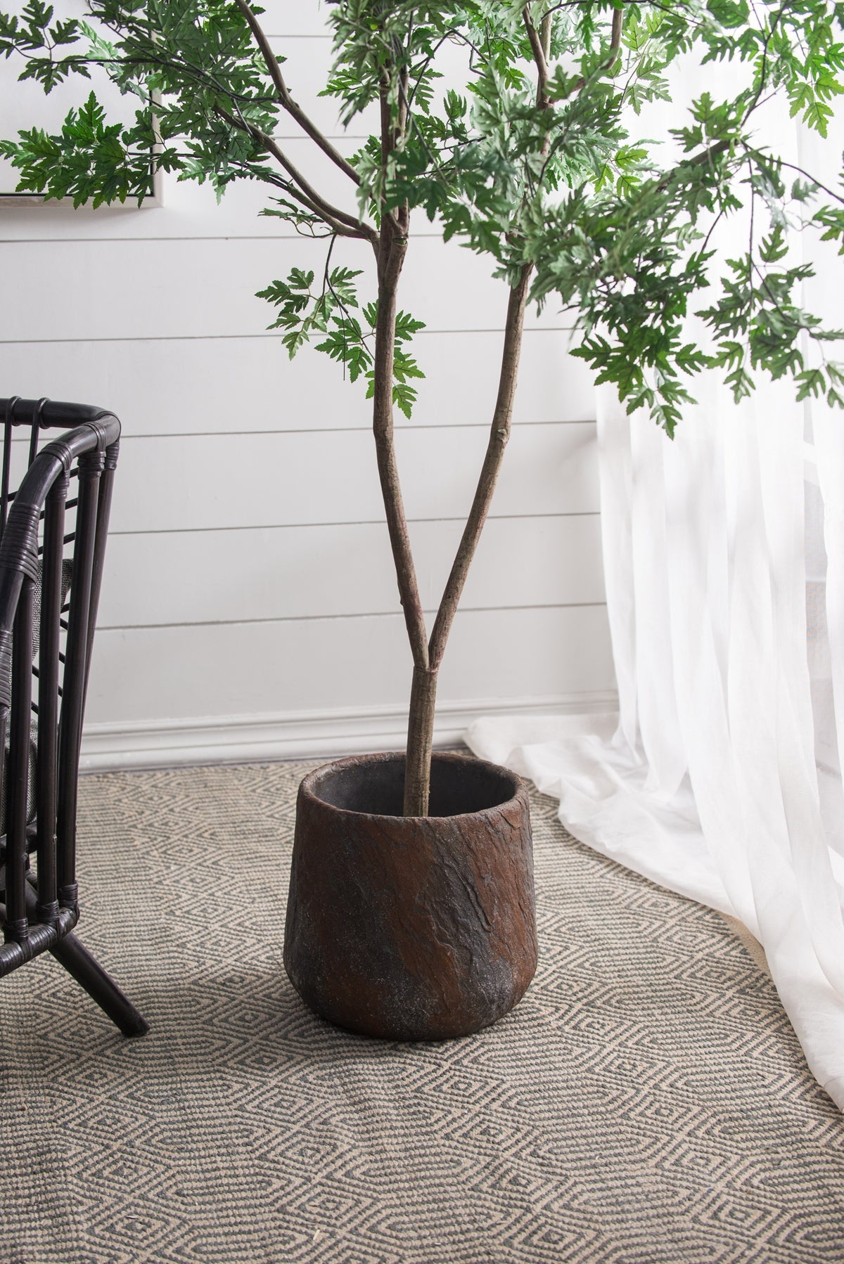 Cement Planter - 12.6" x 12.6" x 11.8"