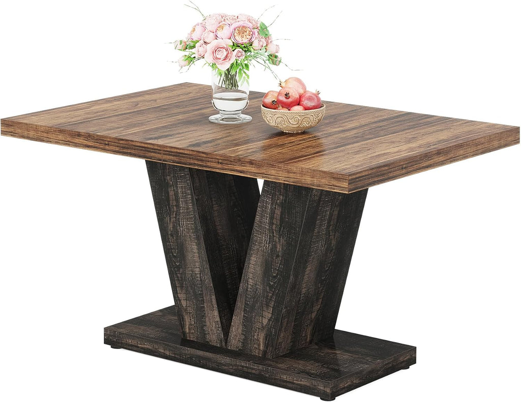 47" Farmhouse Dining Table for 4-6