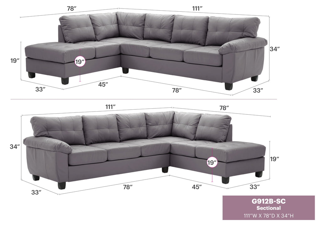 Gallant G912B-SC Sectional