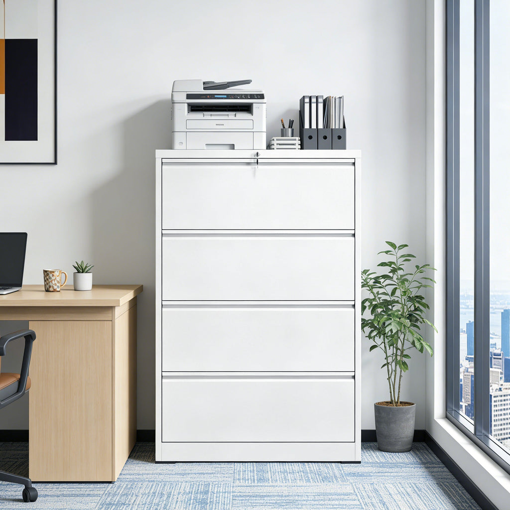 4 Drawer Lateral File Cabinet
