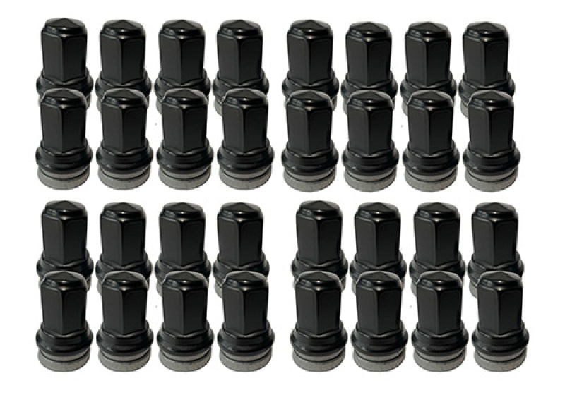 Ford Racing M14 x 1.5 Black Lug Nut - Set of 32 M-1012K-SB
