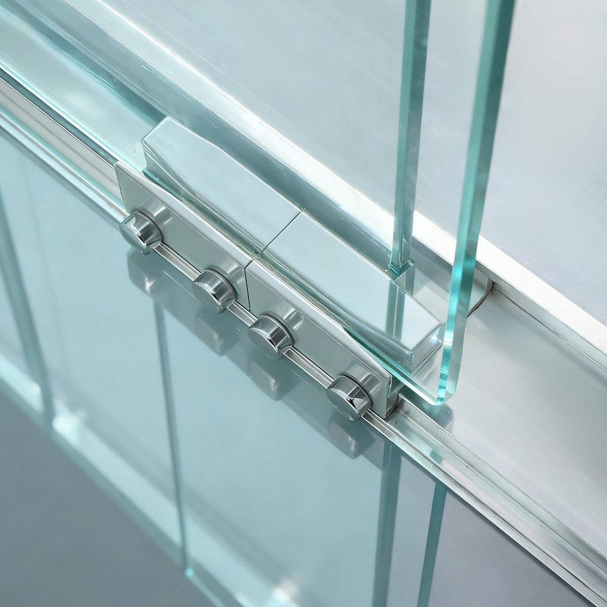 Semi-Frameless Bypass Sliding Shower Door