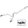 Ford Racing 15-18 F-150 2.5L Cat-Back Extreme Exhaust System Rear Exit w/ Black Chrome Tips M-5200-F1527DEBA