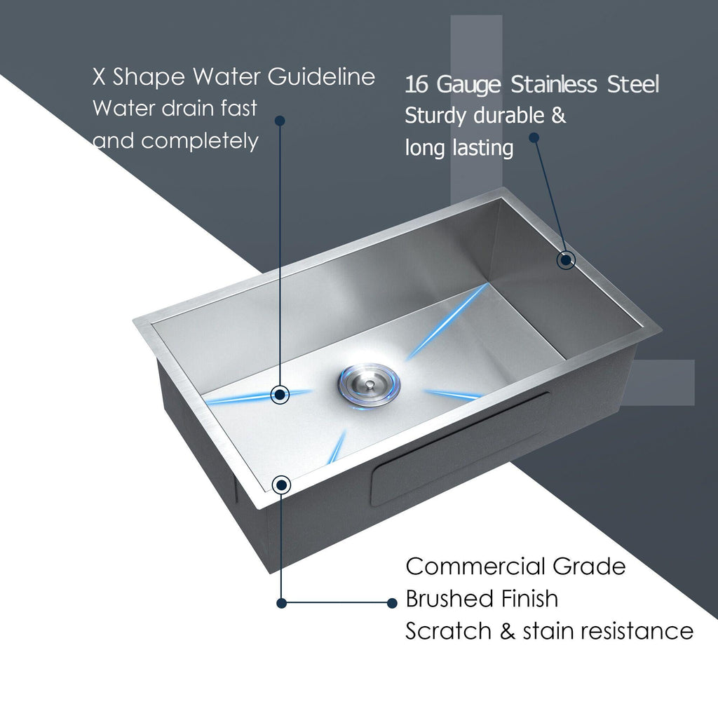 32 Inch Undermount Kitchen Sink