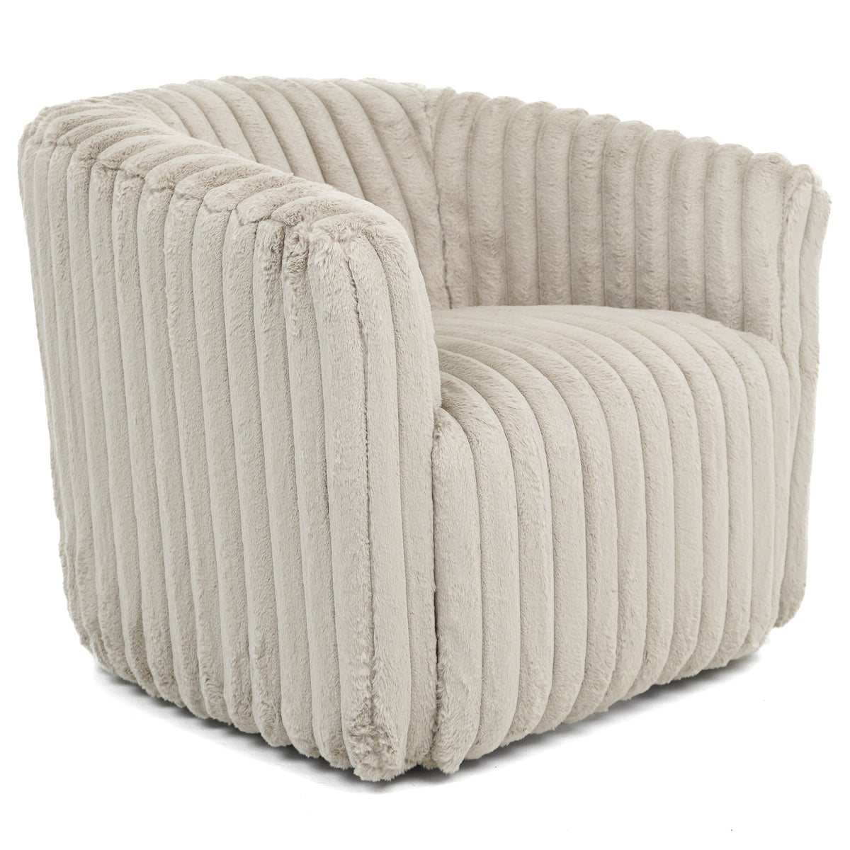 Elegant Style Mira Mid-Century Modern Velvet Swivel Chair