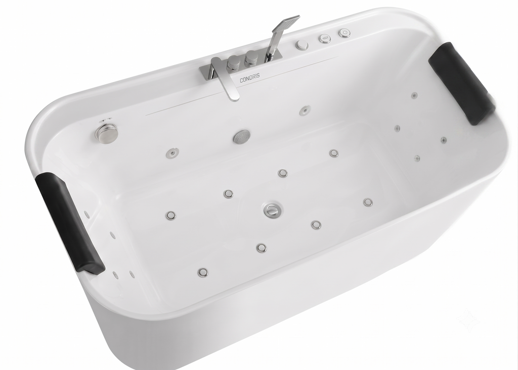 Condris 67" x 35" Whirlpool Bathtub