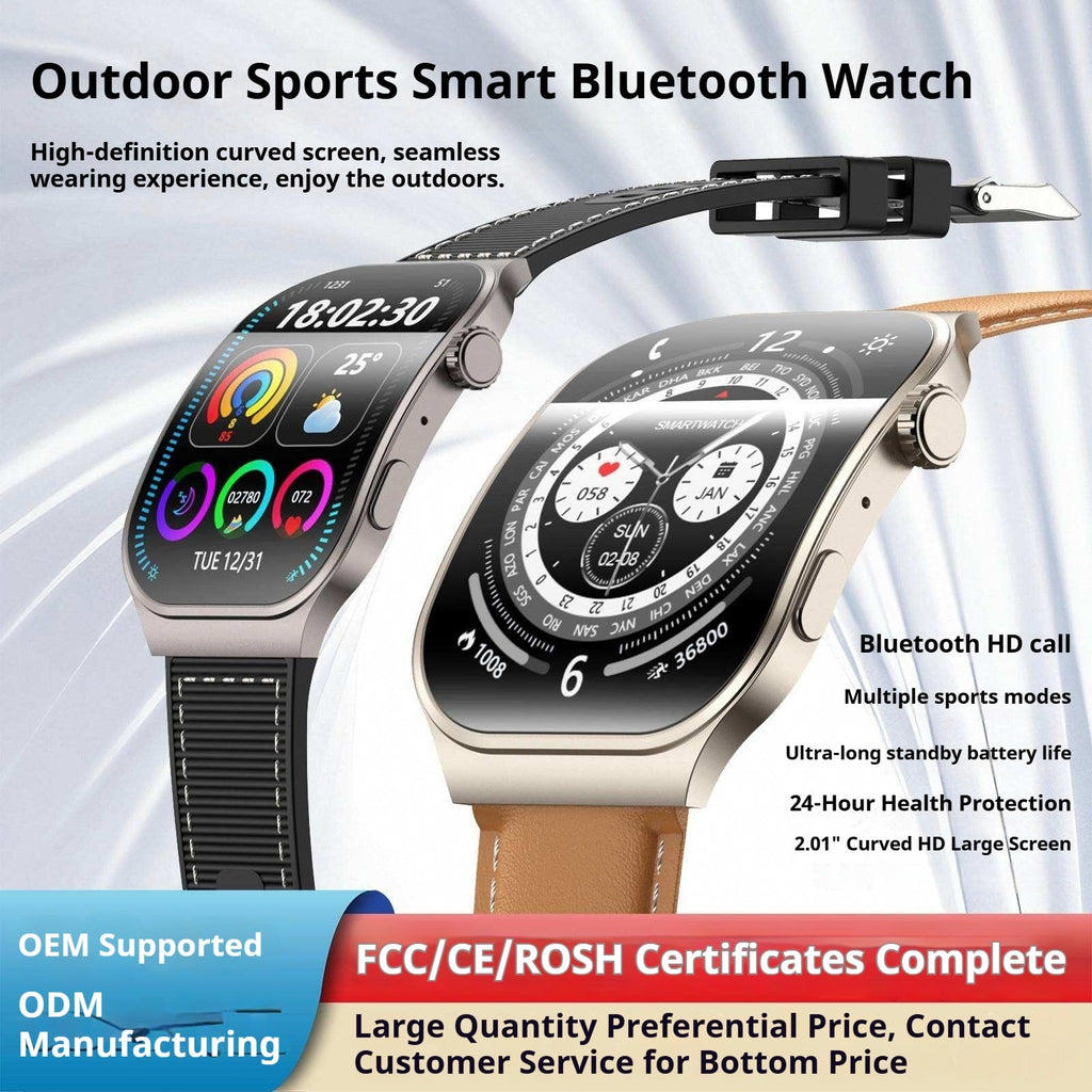 KP-S112 Curved-Screen Smartwatch New Model With Calling Heart Rate Health Monitoring Blood Oxygen Tracking Long Battery Life And Multiple Straps In Stock