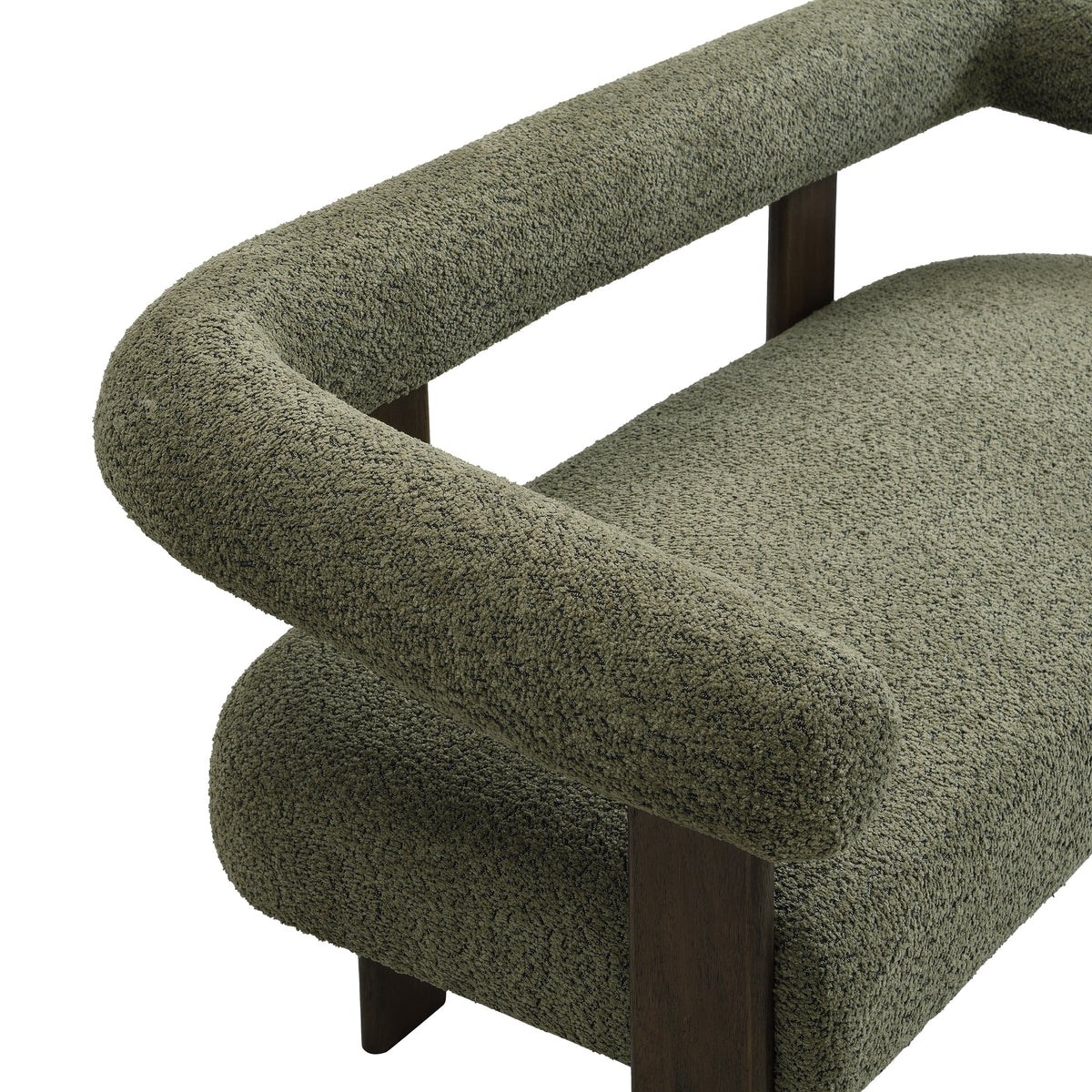 Round Armrest Loveseat