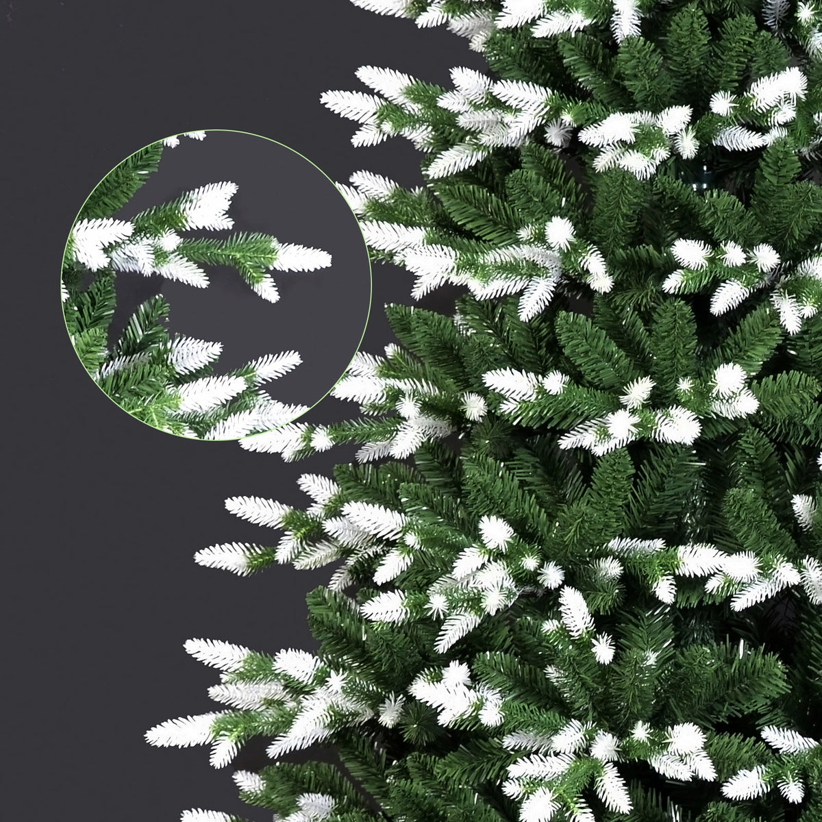 5FT Artificial Christmas Tree with White‑Tipped Tips