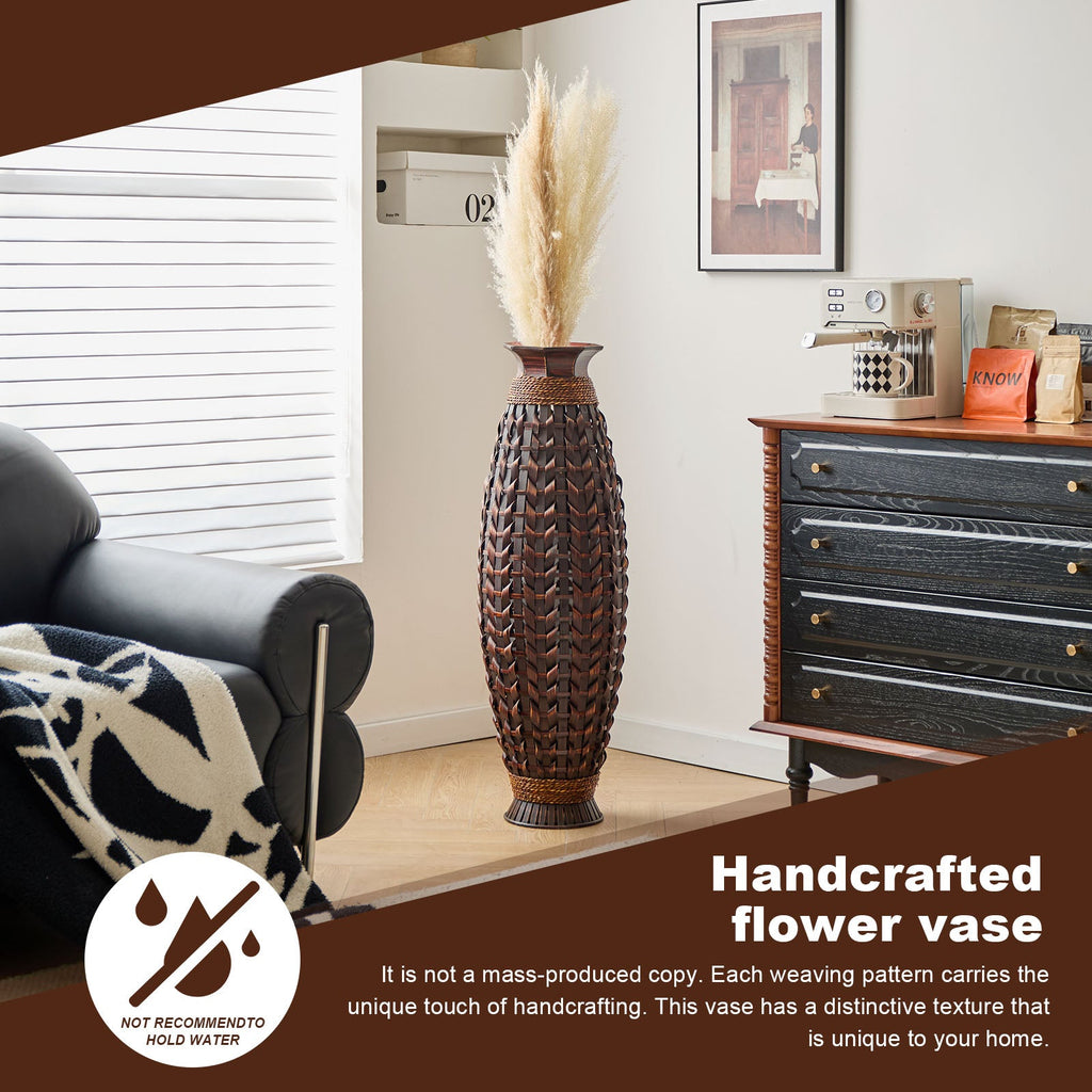 Handwoven Bamboo Vase