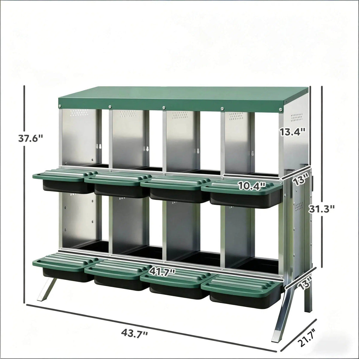 Egg Laying Boxes: Metal Nesting Boxes for Chickens